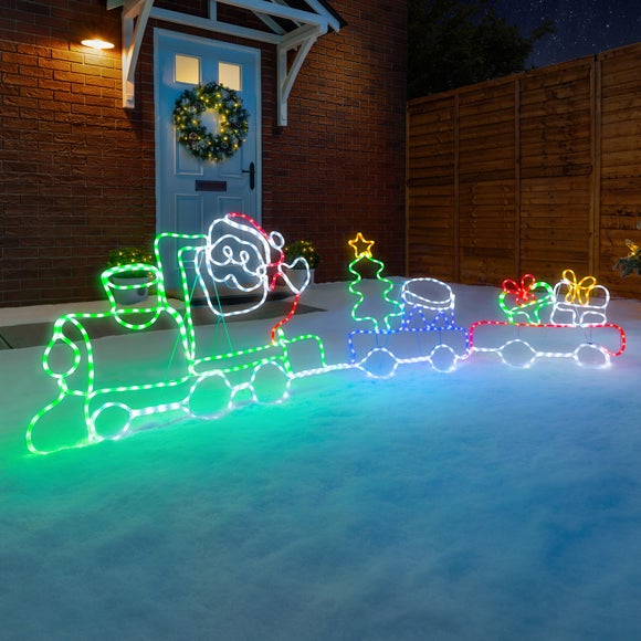 Santa Train LED Rope Light
