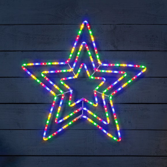 Photo 1 of Triple Open Star Led Rope Light