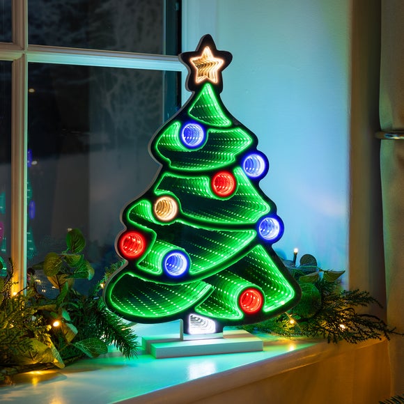 Christmas Tree Infinity Tunnel LED Light