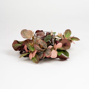 Artificial Seasonal Foliage Candle Holder