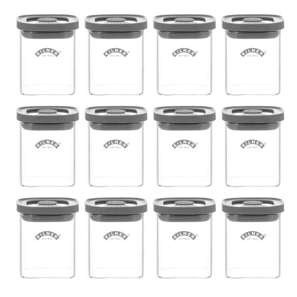 Kilner Fresh Storage Set of 12 Spice Jars