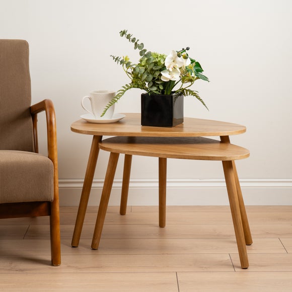 Set of 2 Oval Nesting Tables