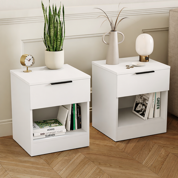 Return - Hayes Set of 2 1 Drawer Bedside Tables