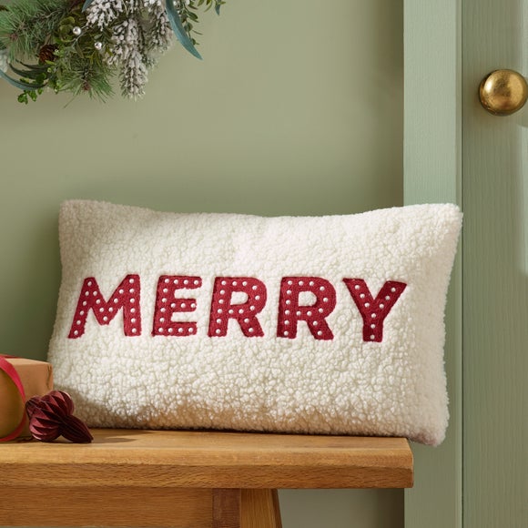 Merry Boucle Rectangular Cushion