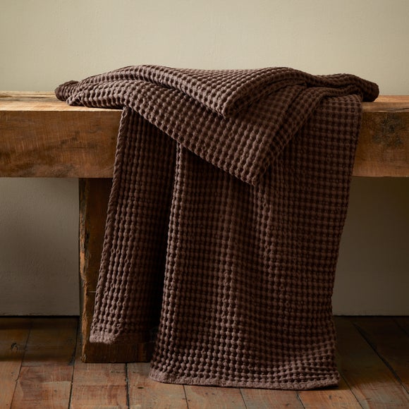Pineapple Elephant Jaipur Waffle Throw 150cm x 200cm