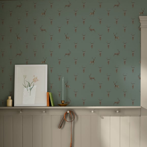 Sophie Allport Highland Stag Wallpaper