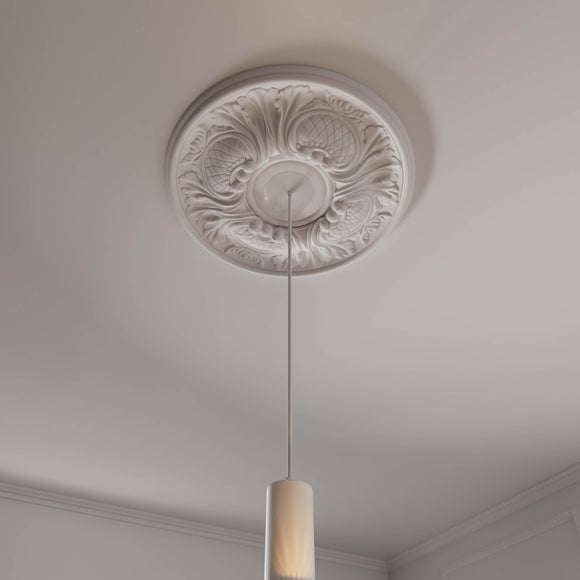 Decoflair 4inch Ornate Ceiling Rose