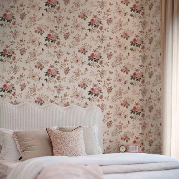 Sophie Allport Vintage Rose Wallpaper