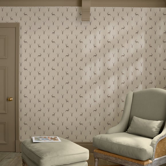 Sophie Allport Highland Stag Wallpaper