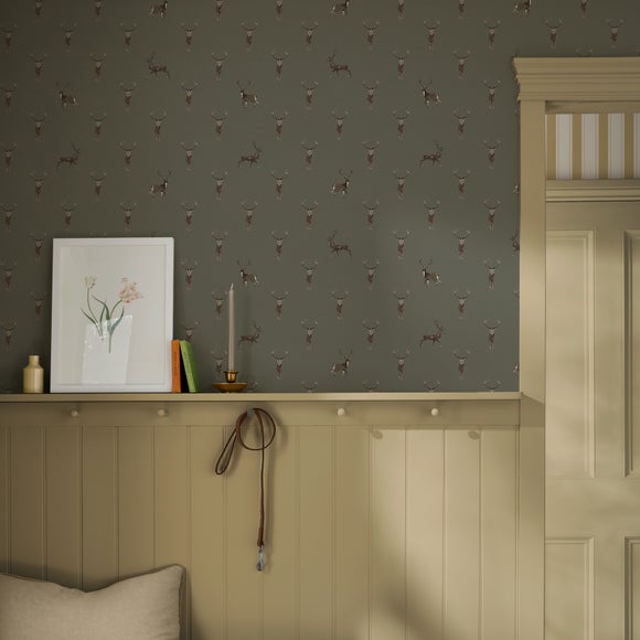 Sophie Allport Highland Stag Wallpaper