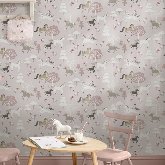 Sophie Allport Forest Ponies Wallpaper