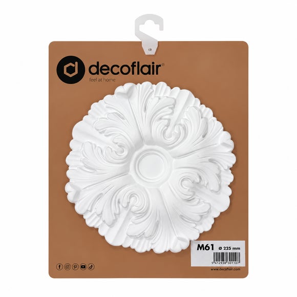 Photo 3 of Decoflair 4inch Decorative Ceiling Rose Photo 3 of Decoflair 4inch Decorative Ceiling Rose