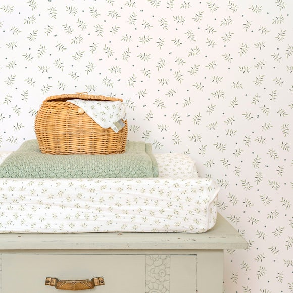 Little Dutch Blueberry Leaves Wallpaper