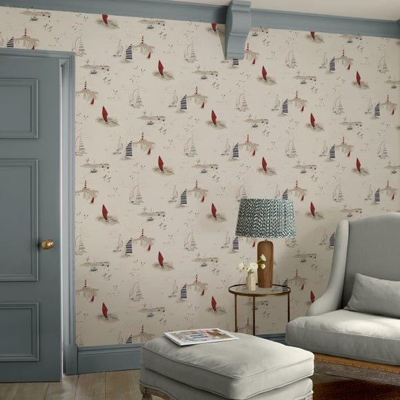 Sophie Allport Coastal Boats Wallpaper