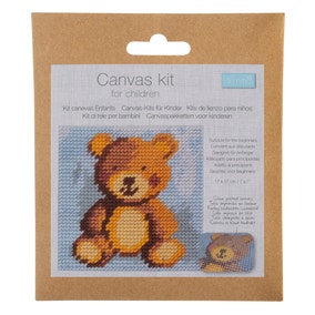 Trimits Teddy Bear Canvas Stitch Kit