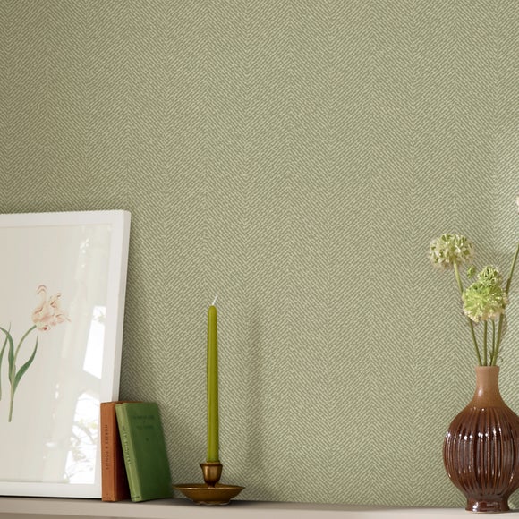Photo 4 of Sophie Allport Herringbone Texture Wallpaper