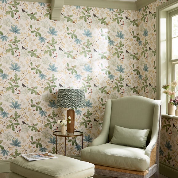 Sophie Allport Orchard Birds Wallpaper