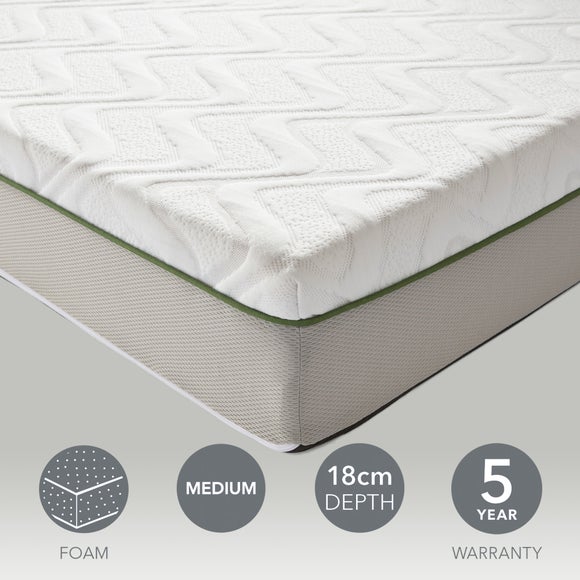 Return - Comfortzone Memory Foam Rolled Mattress, Small Double