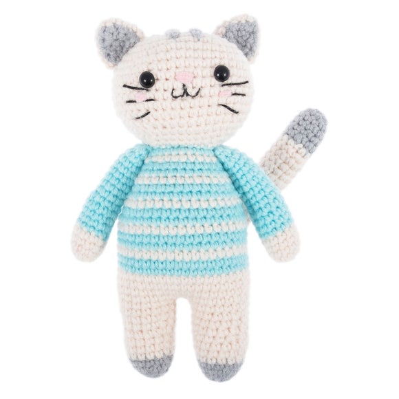 Trimits Blue Kitten Amigurumi Kit