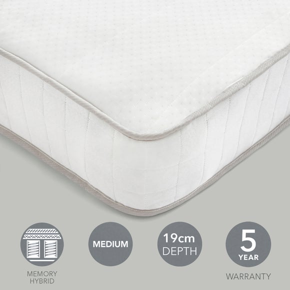 Dunelm Rolled Memory Foam 400 Pocket Sprung Mattress