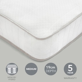 Dunelm Rolled Memory Foam 400 Pocket Sprung Mattress