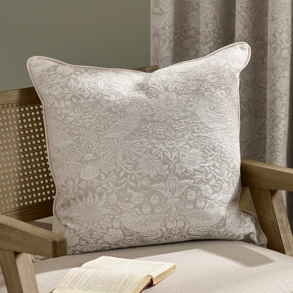 Morris & Co. Strawberry Thief Square Cushion