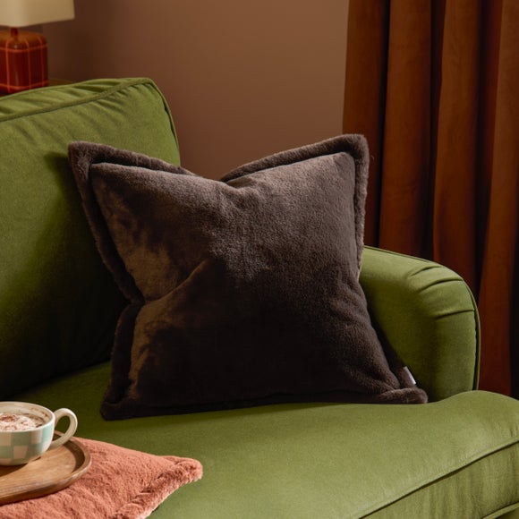 Furn. Kallu Faux Fur Reversible Square Cushion