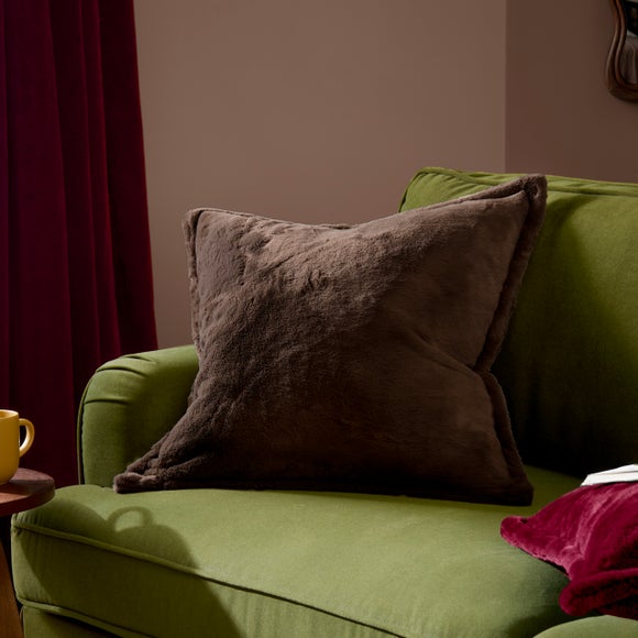 Furn. Kallu Faux Fur Reversible Square Cushion