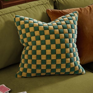 Furn. Softie Checkerboard Square Cushion