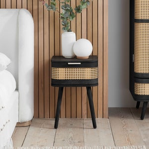 Noah 1 Drawer Bedside Table