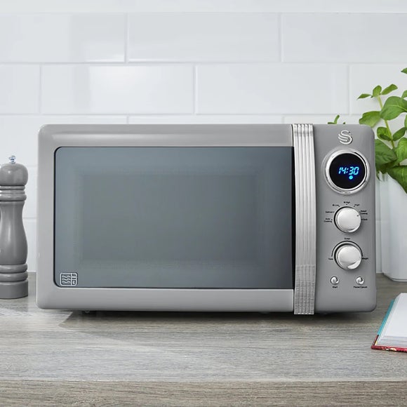 Swan Retro 20L 800W Digital Microwave