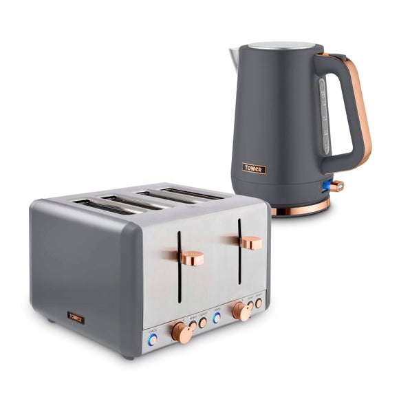 Tower Cavaletto Jug Kettle & 4 Slice Toaster Set