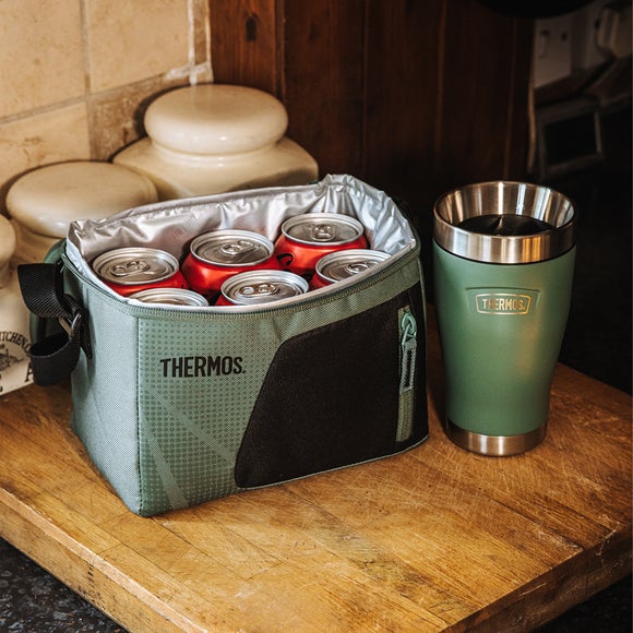 Thermos Radiance Cooler Bag and Icon Series Travel Tumbler Set