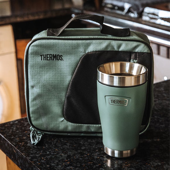 Thermos Radiance Lunch Bag and Icon Series Travel Tumbler Set