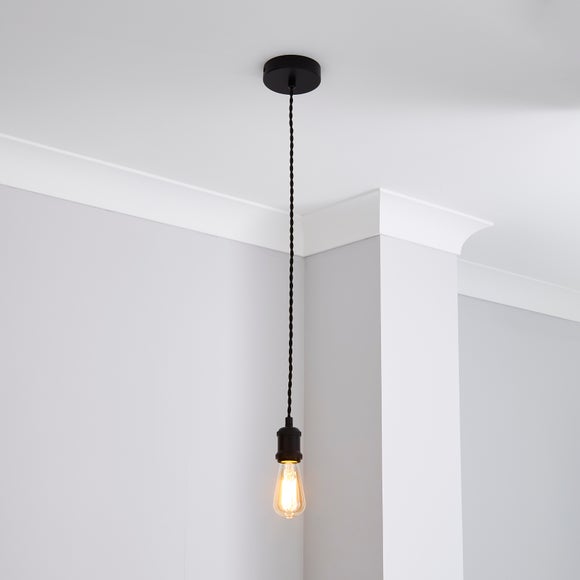 Return - Charlie Industrial Adjustable Pendant Flex Ceiling Light Cable