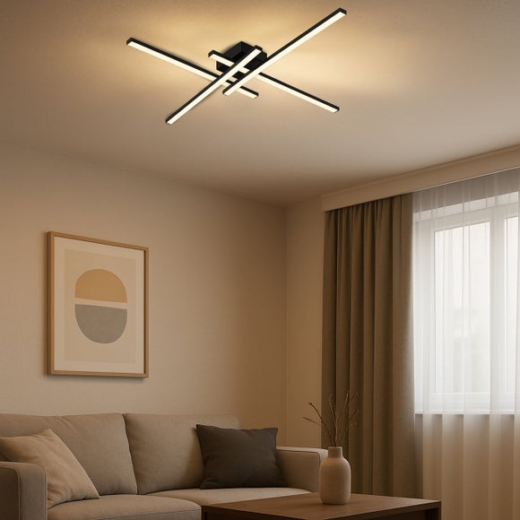 Return - EGLO Vascella LED Square Ceiling Light