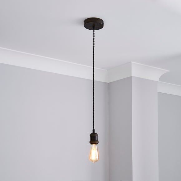 Return - Charlie Industrial Adjustable Pendant Flex Ceiling Light Cable