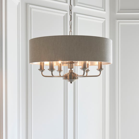 View Return - Vogue Sandringham Mid Century 6 Light Adjustable Pendant Light View Return - Vogue Sandringham Mid Century 6 Light Adjustable Pendant Light