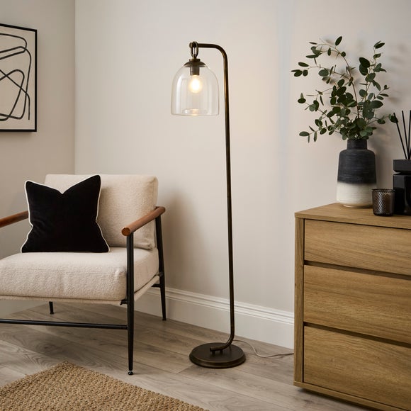 Return - Alba Industrial Floor Lamp