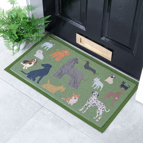 Artsy Mats Dog Breeds Indoor Outdoor Doormat