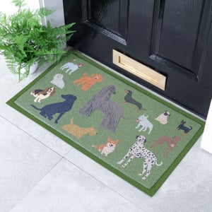 Artsy Mats Dog Breeds Indoor Outdoor Doormat