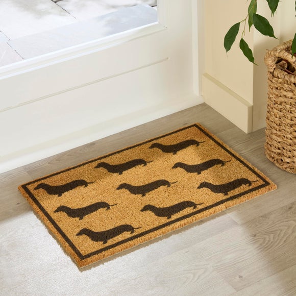 Artsy Mats Dachshund Coir Doormat