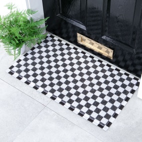 Artsy Mats Check Indoor Outdoor Doormat