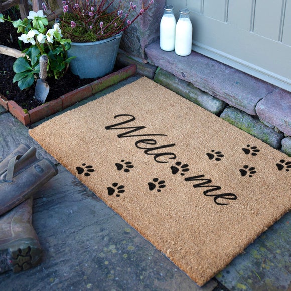 Artsy Mats Welcome Paws Coir Doormat