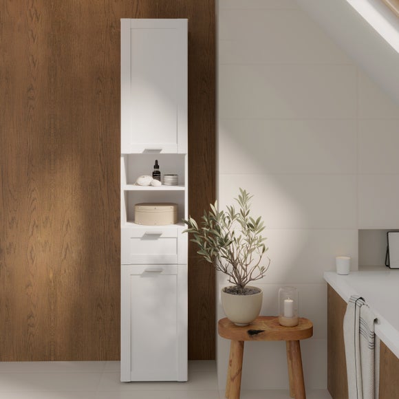 Furniture To Go Lokko Tall Narrow 1 Drawer 2 Door Unit
