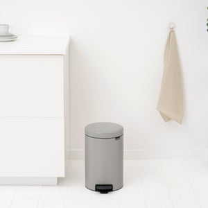 Brabantia Bo 12l Steel Round Pedal Bin