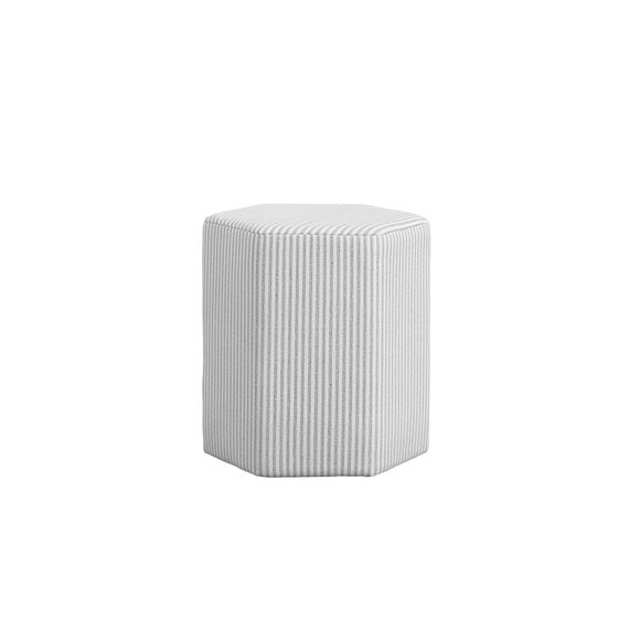 Return - Harbour Thin Stripe Stool, Grey