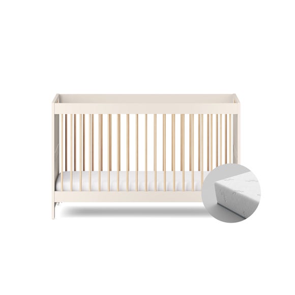 Photo 4 of Silver Cross Seville Cot Bed With Truefit Mattress