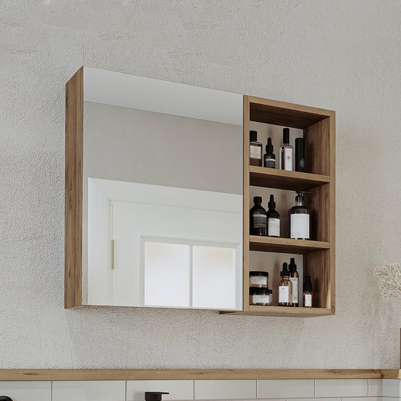 Photo 3 of Lotus 1 Door Mirror Wall Cabinet