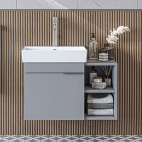 Likya Vanity Unit with Open Shelving